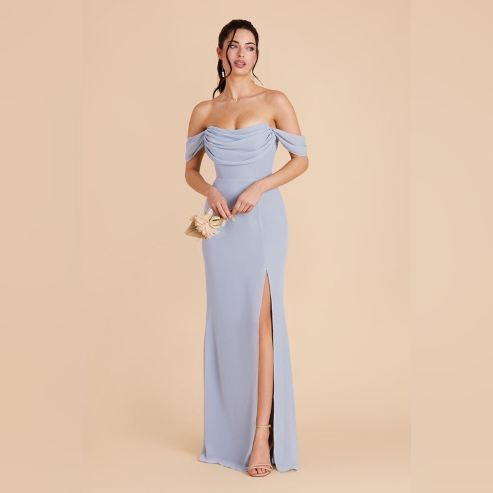 BIRDY GREY Mira Convertible Dress in Chiffon Ice Blue
